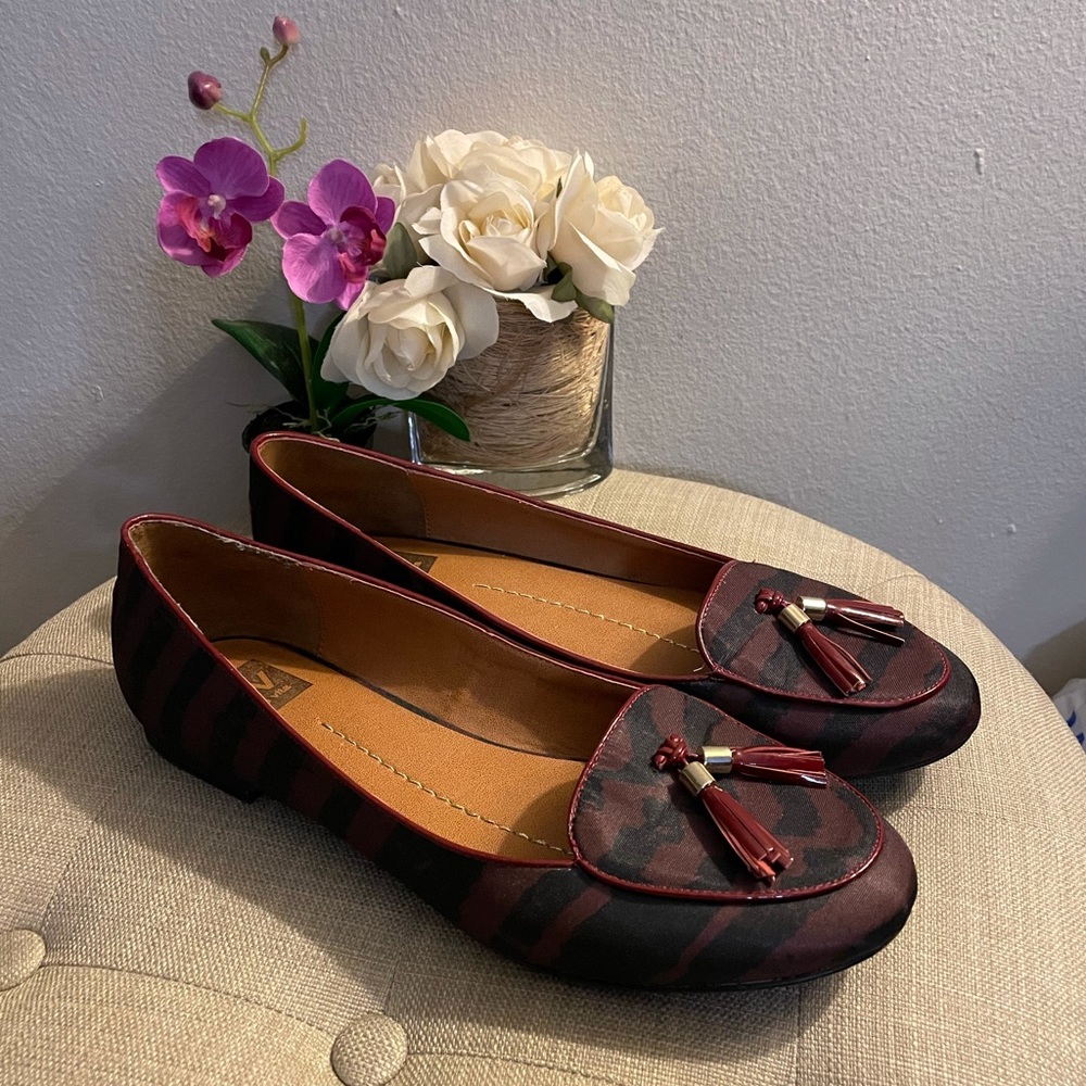 Dolce Vita Striped Loafers - Size 8.5 - Picture 7 of 13